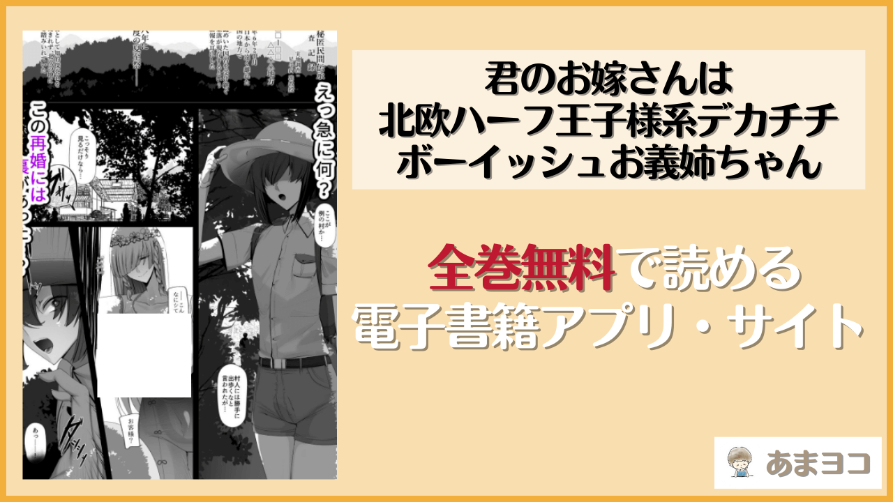 君のお嫁さんは北欧ハーフ王子様系デカチチボーイッシュお義姉ちゃん(パレスヴィレッジ)を無料で読む方法はある？hitomiやrawは危険
